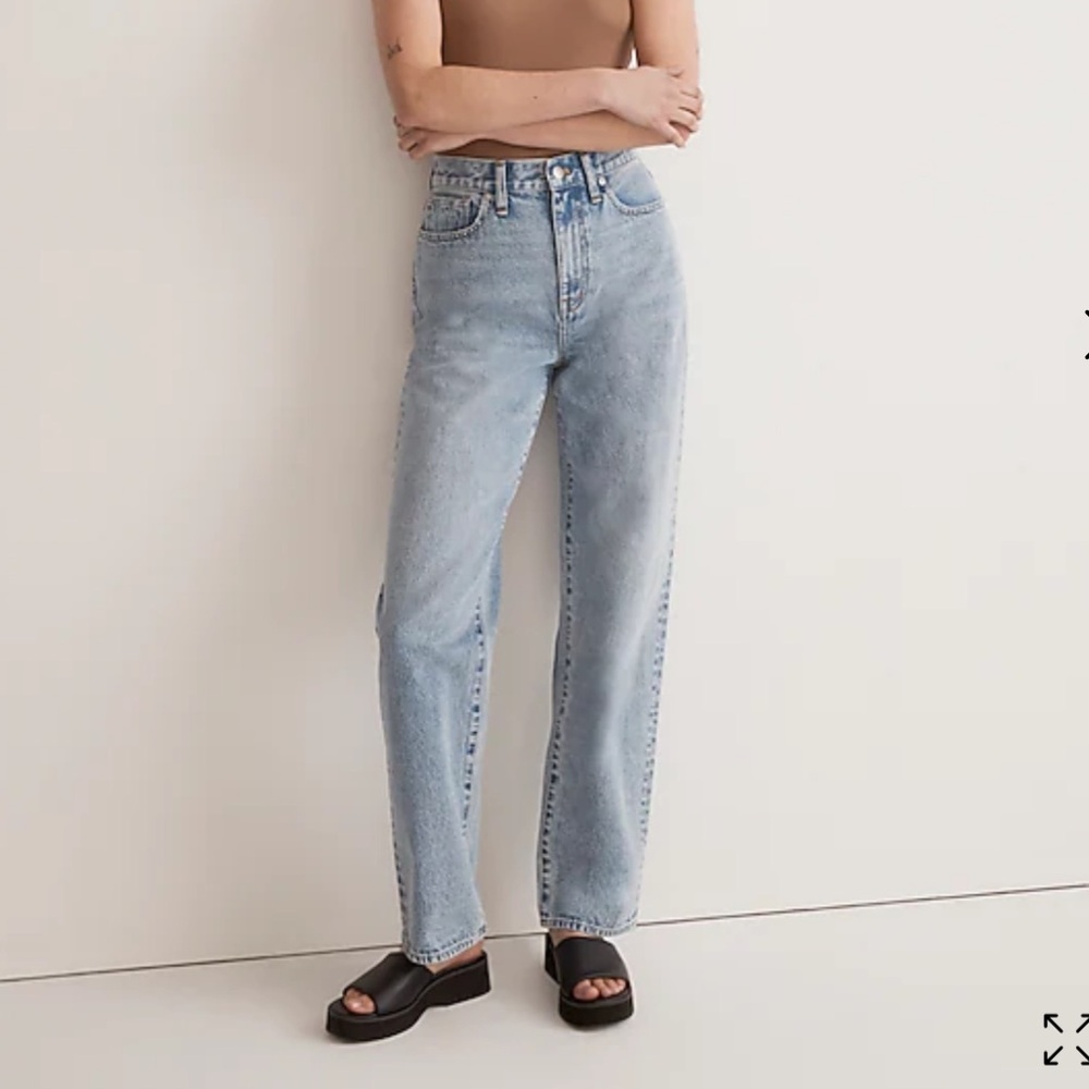 Madewell Baggy Straight Jeans - Olvera Wash